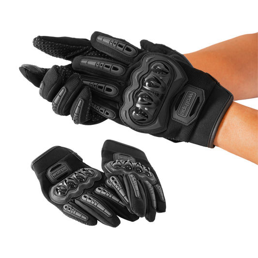 Motorcycle Gloves for Men and Women - Black